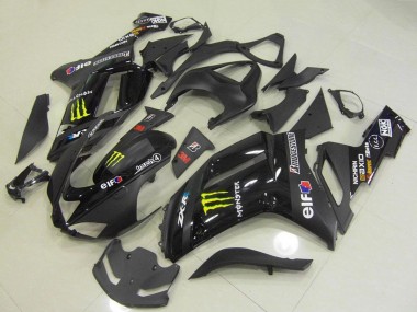 2007-2008 Kawasaki ZX6R Motorcycle Fairings - Black Monster Canada for Sale