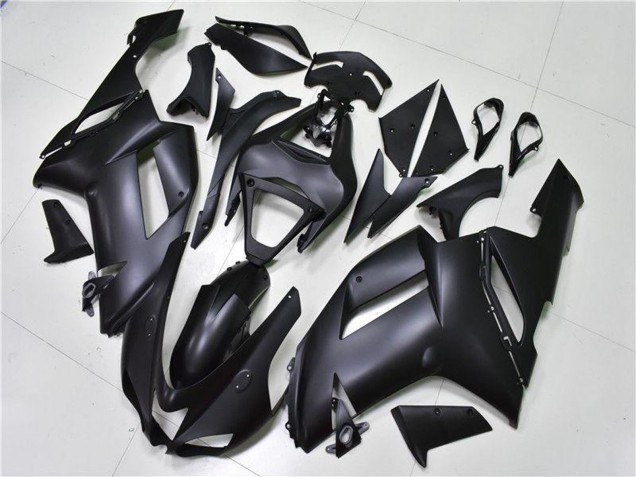 2007-2008 Kawasaki ZX6R Motorcycle Fairings - Matte Black Canada for Sale