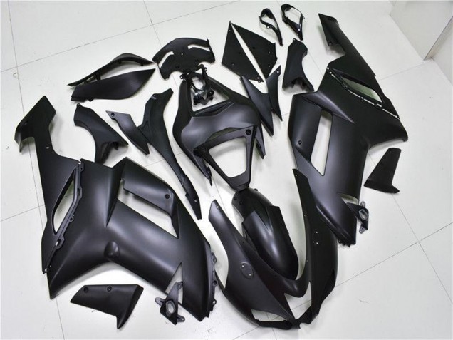 2007-2008 Kawasaki ZX6R Motorcycle Fairings - Matte Black Canada for Sale