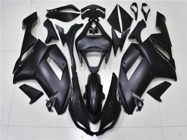 2007-2008 Kawasaki ZX6R Motorcycle Fairings - Matte Black Canada for Sale