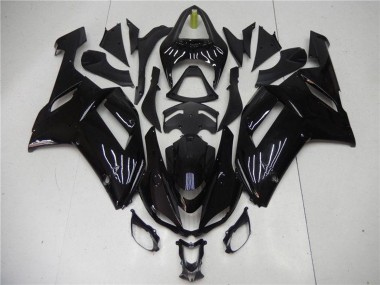 2007-2008 Kawasaki ZX6R Abs Motorcycle Fairing - Glossy Black Canada for Sale