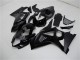 2007-2008 Suzuki GSXR 1000 Motorcycle Fairings - Glossy Black Matte Black No Decal Canada for Sale