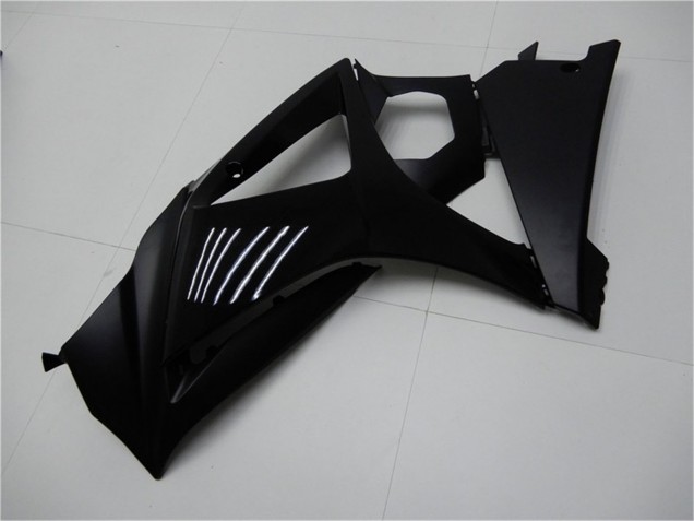 2007-2008 Suzuki GSXR 1000 Motorcycle Fairings - Glossy Black Matte Black No Decal Canada for Sale