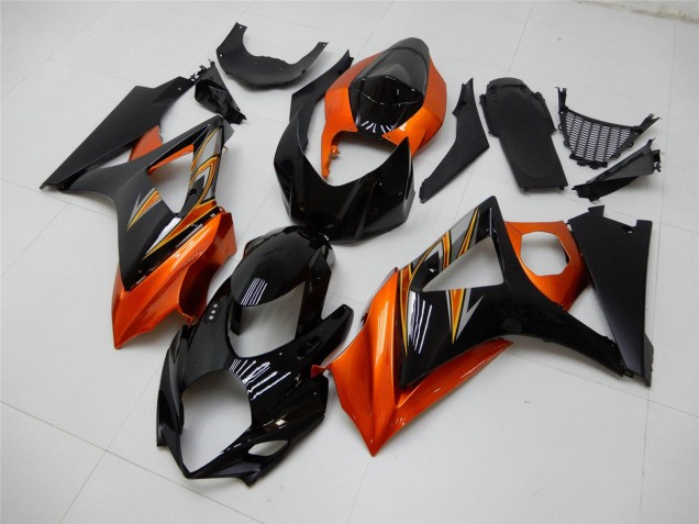 2007-2008 Suzuki GSXR 1000 Motorcycle Fairing - Orange Black Canada for Sale