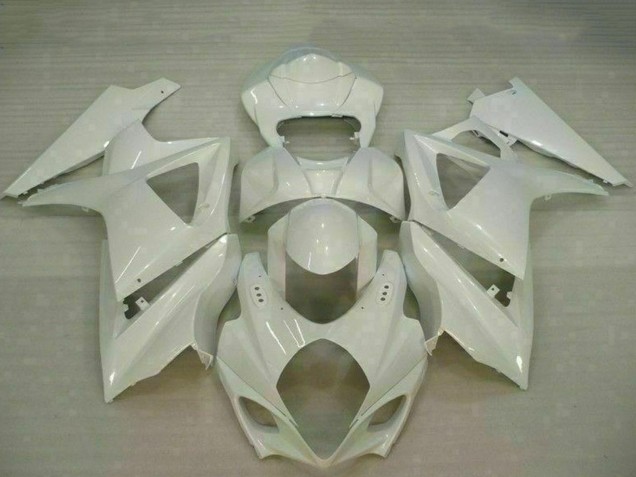 2007-2008 Suzuki GSXR 1000 Motorcycle Fairings - White Canada for Sale