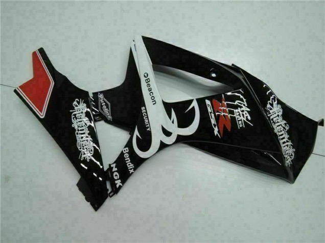 2007-2008 Suzuki GSXR 1000 Motorcycle Fairings - Glossy Black Red White Canada for Sale