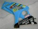 2007-2008 Suzuki GSXR 1000 Motorcycle Fairing Kits - Blue Gold Black Rizla Canada for Sale