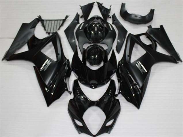 2007-2008 Suzuki GSXR 1000 Motorcycle Fairings - Glossy Black Matte Black White Canada for Sale