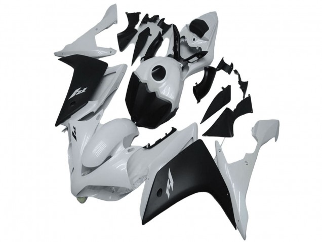 2007-2008 Yamaha YZF R1 Motorcycle Fairing - White Matte Black Canada for Sale