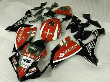 2007-2008 Yamaha YZF R1 Motorcycle Fairings - Red White Black Fimer Santander 46 Canada for Sale