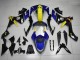 2007-2008 Yamaha YZF R1 Motorcycle Fairings - Blue Yellow Black Shark Canada for Sale
