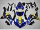 2007-2008 Yamaha YZF R1 Motorcycle Fairings - Blue Yellow Black Shark Canada for Sale