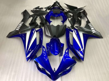 2007-2008 Yamaha YZF R1 Motorcycle Fairings - Blue White Matte Black Canada for Sale