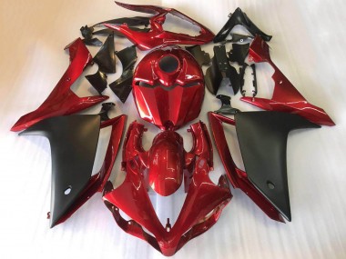 2007-2008 Yamaha YZF R1 Motorcycle Fairings - Red Matte Black Canada for Sale