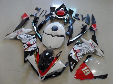 2007-2008 Yamaha YZF R1 Motorcycle Fairings - White Red Black Yellow Dark Dog Canada for Sale