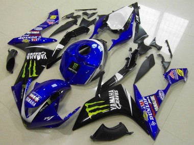 2007-2008 Yamaha YZF R1 Motorcycle Fairings - White Blue Black Green Monster Canada for Sale
