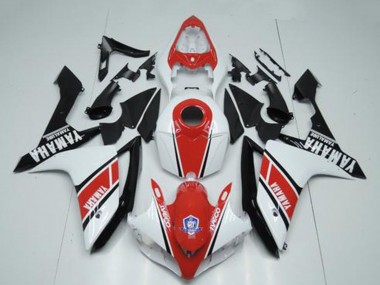 2007-2008 Yamaha YZF R1 Motorcycle Fairings - White Red Glossy Black Canada for Sale