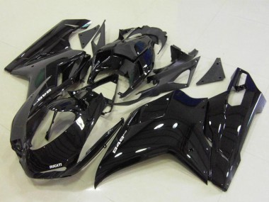 2007-2014 Ducati 848 Motorcycle Fairings - Glossy Black Canada for Sale