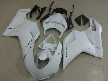 2007-2014 Ducati 848 Motorcycle Fairings - White Canada for Sale