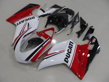 2007-2014 Ducati 1098 Motorcycle Fairings - White Red Green Glossy Black Canada for Sale