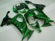 2008-2010 Kawasaki ZX10R Motorcycle Fairings - Glossy Black Green Flame Canada for Sale