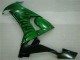 2008-2010 Kawasaki ZX10R Motorcycle Fairings - Glossy Black Green Flame Canada for Sale