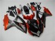 2008-2010 Suzuki GSXR 600/750 Motorcycle Fairings - Orange Grey Glossy Black Canada for Sale