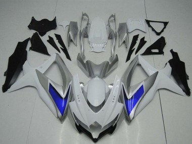 2008-2010 Suzuki GSXR 600/750 Motorcycle Fairings - Silver White Blue Black Canada for Sale
