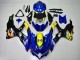 2008-2010 Suzuki GSXR 600/750 Motorcycle Fairings - Blue Yellow Shark Canada for Sale