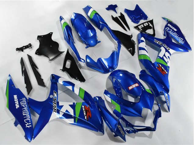 2008-2010 Suzuki GSXR 600/750 Motorcycle Fairings - Blue White Green Black Canada for Sale