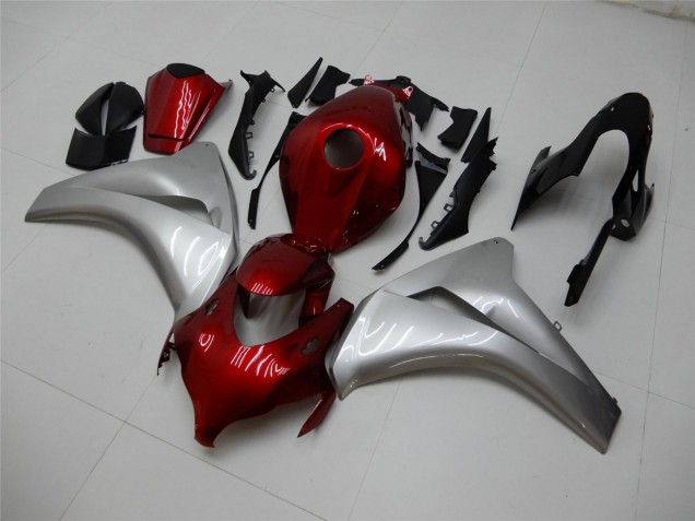 2008-2011 Honda CBR1000RR Motorcycle Fairings - Silver Maroon Red Canada for Sale