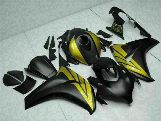 2008-2011 Honda CBR1000RR Motorcycle Fairings - Matte Black Gold Canada for Sale