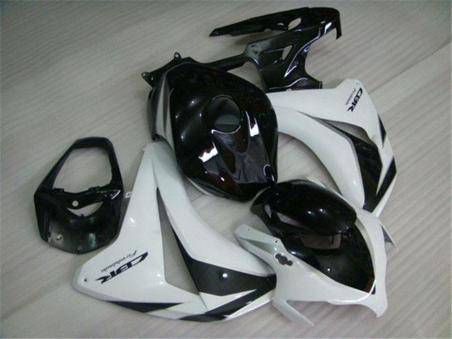 2008-2011 Honda CBR1000RR Motorcycle Fairings Kits - White Glossy Black Canada for Sale