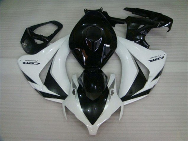 2008-2011 Honda CBR1000RR Motorcycle Fairings Kits - White Glossy Black Canada for Sale