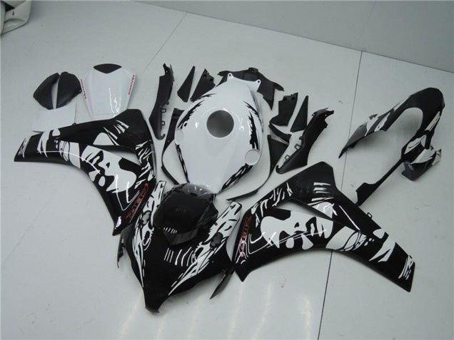 2008-2011 Honda CBR1000RR Abs Fairings - White Glossy Black Canada for Sale