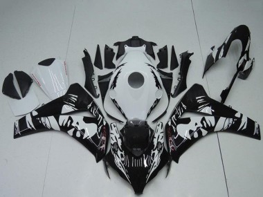 2008-2011 Honda CBR1000RR Abs Fairings - White Glossy Black Canada for Sale