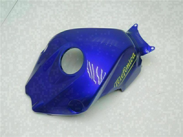 2008-2011 Honda CBR1000RR Motorcycle Fairings - Blue Yellow Green MoviStar Castrol Canada for Sale