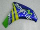 2008-2011 Honda CBR1000RR Motorcycle Fairings - Blue Yellow Green MoviStar Castrol Canada for Sale