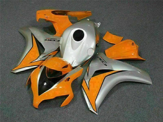2008-2011 Honda CBR1000RR Motorcycle Fairings - Silver Orange Canada for Sale
