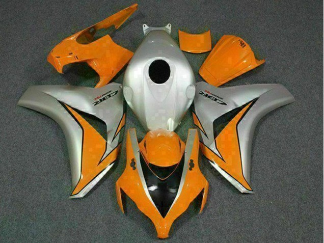 2008-2011 Honda CBR1000RR Motorcycle Fairings - Silver Orange Canada for Sale