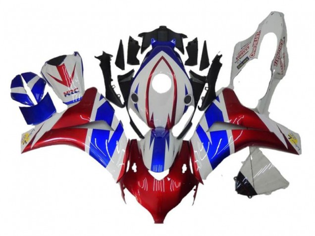 2008-2011 Honda CBR1000RR Motorcycle Fairings - White Red Blue Canada for Sale