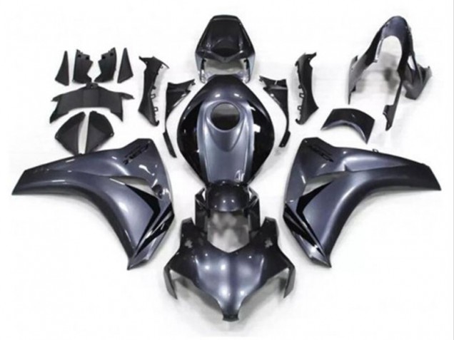 2008-2011 Honda CBR1000RR Motorcycle Fairing Kits - Grey Glossy Black Canada for Sale