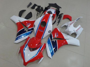 2008-2011 Honda CBR1000RR Motorcycle Fairing Kits - White Red Blue HRC Canada for Sale