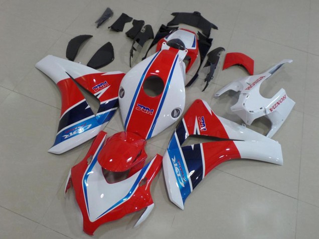 2008-2011 Honda CBR1000RR Motorcycle Fairing Kits - White Red Blue HRC Canada for Sale