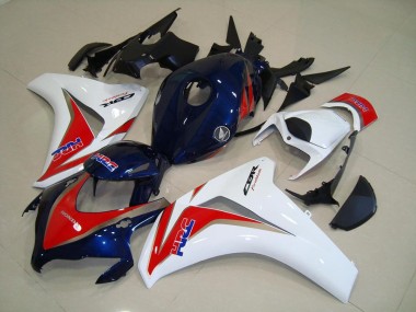 2008-2011 Honda CBR1000RR Motorcycle Fairings - White Red Blue HRC Canada for Sale
