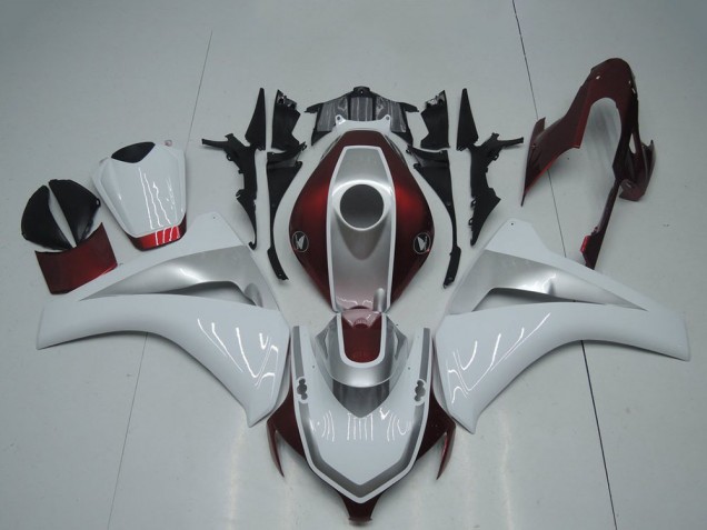 2008-2011 Honda CBR1000RR Motorcycle Fairings - White Silver Maroon Red Canada for Sale