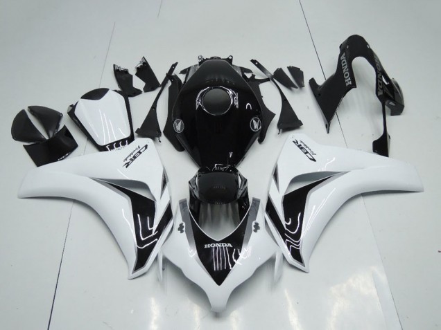 2008-2011 Honda CBR1000RR Motorcycle Fairings Kit - White Glossy Black Canada for Sale