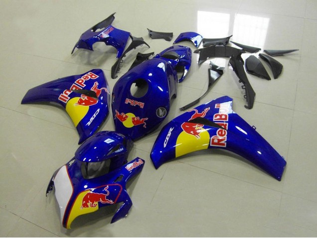2008-2011 Honda CBR1000RR Motorcycle Fairings - Blue Yellow White Red Bull Canada for Sale