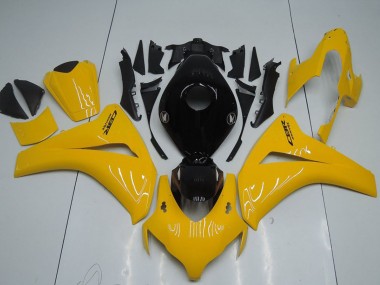 2008-2011 Honda CBR1000RR Motorcycle Fairing Kits - Yellow Glossy Black Canada for Sale