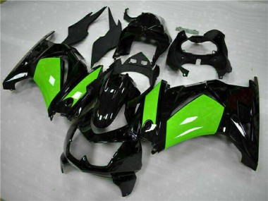 2008-2012 Kawasaki EX250 Motorcycle Fairings - Glossy Black Green Canada for Sale